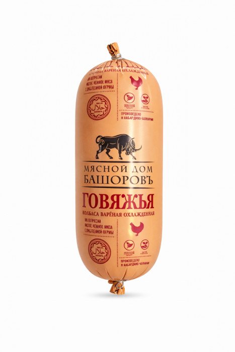 Колбаса вар "Башоровъ" Говяжья (большая)